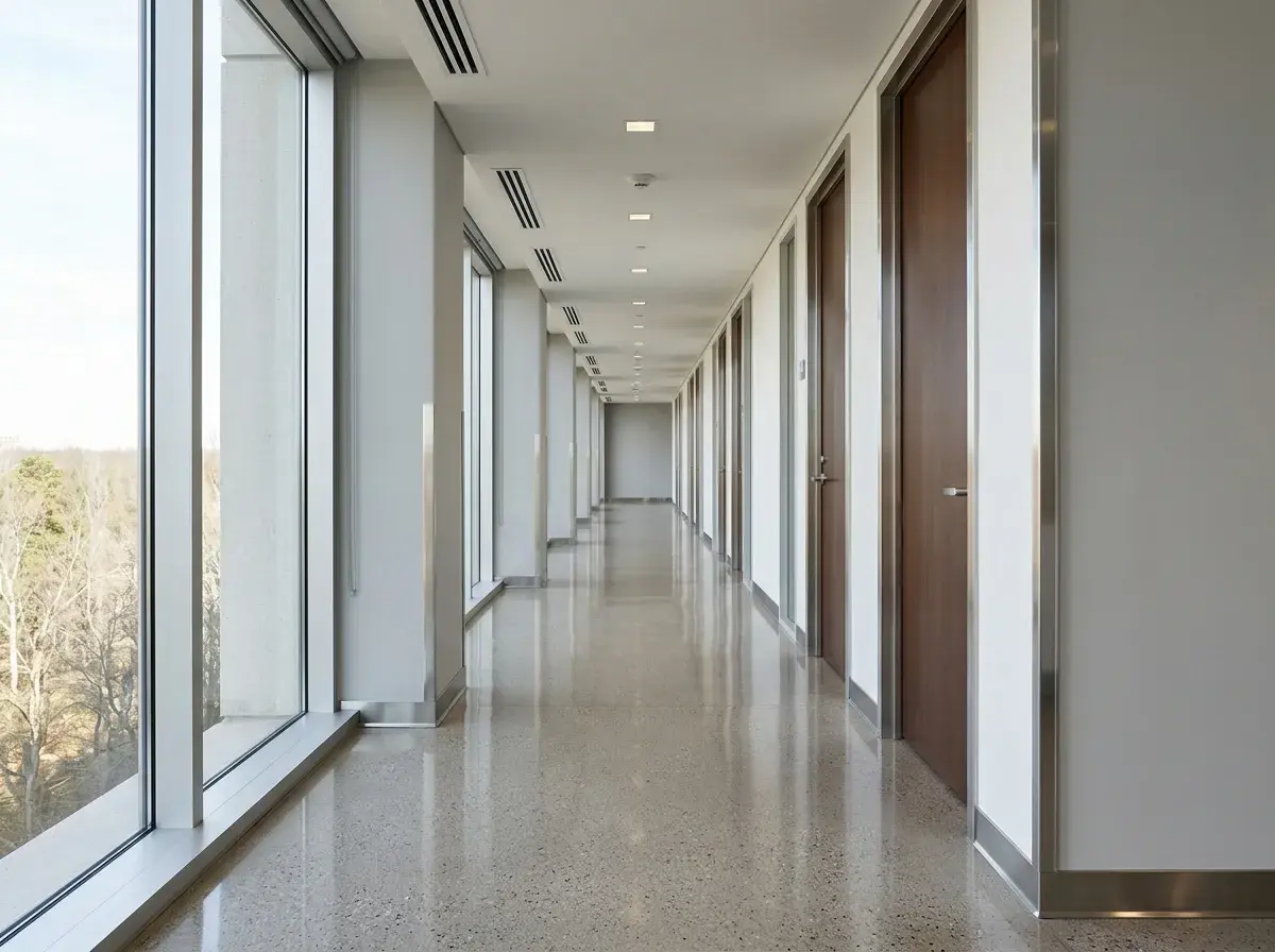 Detailed cleaning work on a polished surface